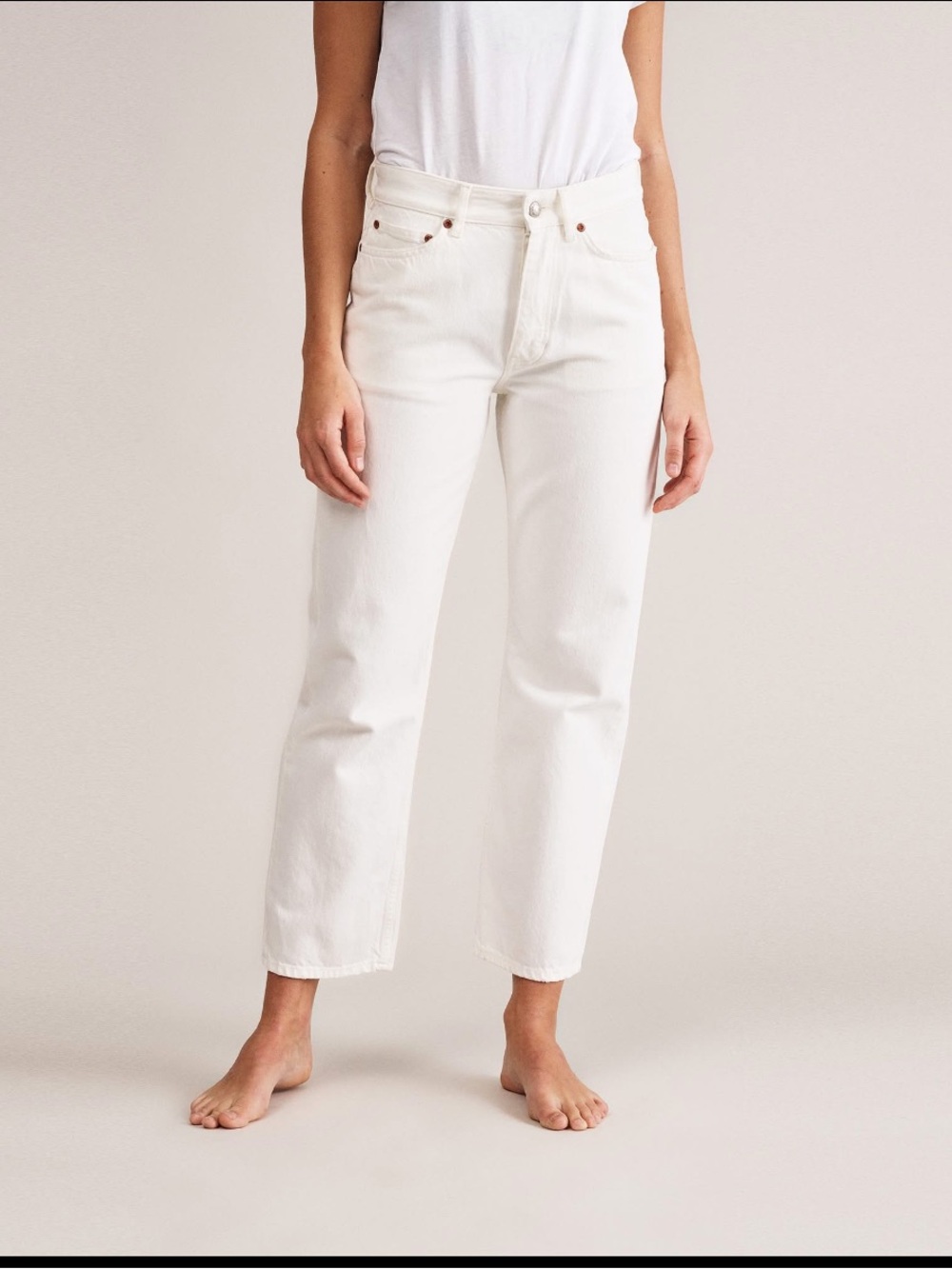 Won Hundred Pearl Jean - White